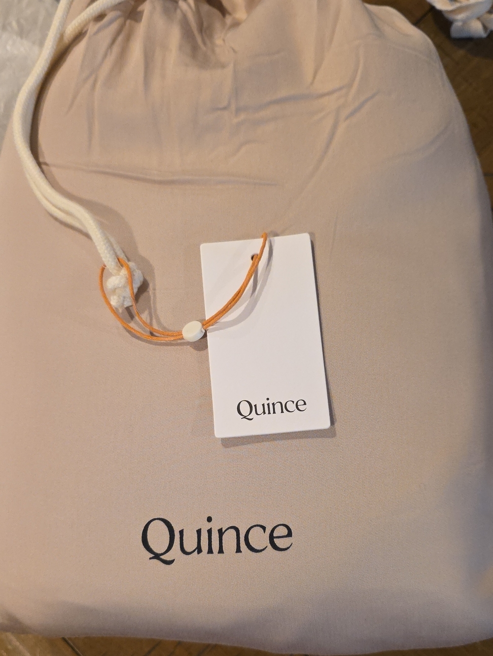 Quince King/Cal King Duvet & Two Sham Set - Sand - Picture 2 of 4